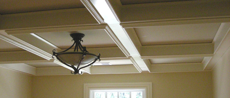 Tauber Builders Coffered Ceilings