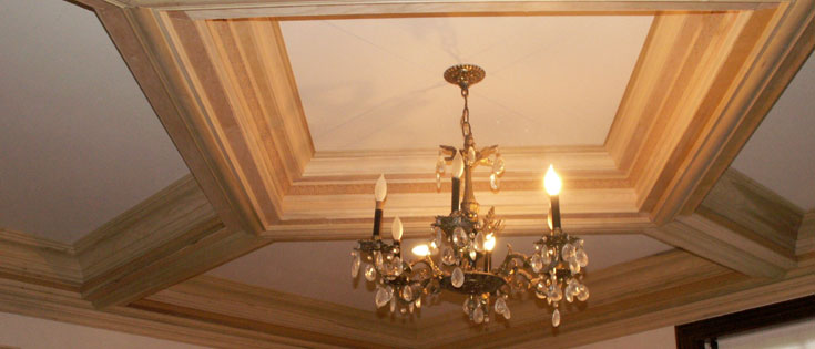 Tauber Builders Coffered Ceilings