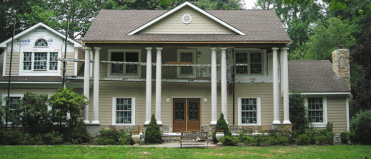 Tauber Builders Elevations Sherwood La, Colts Neck Work in Progress