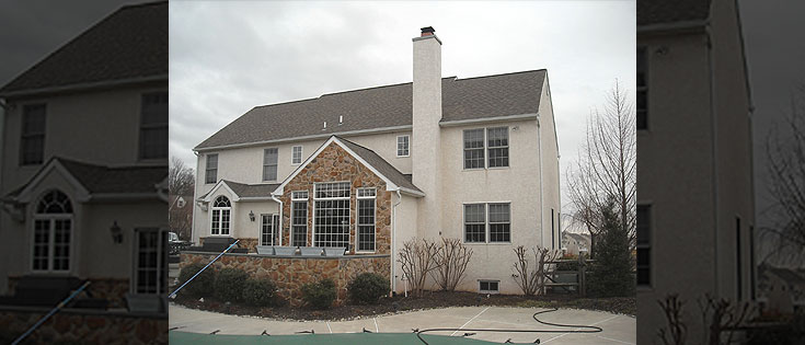 Tauber Builders Elevations Chester Springs, PA Work in Progres